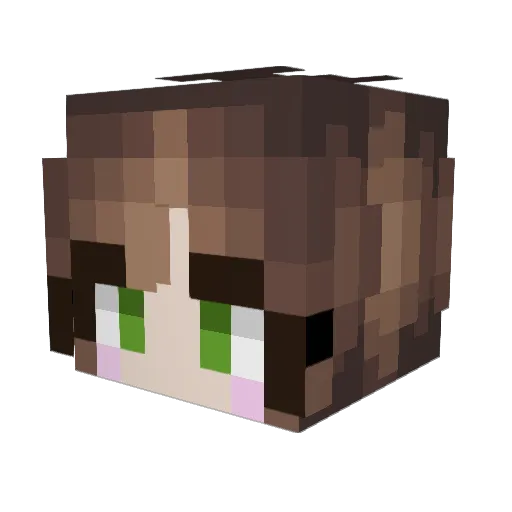 oldandslow1 Minecraft avatar head, 3D render