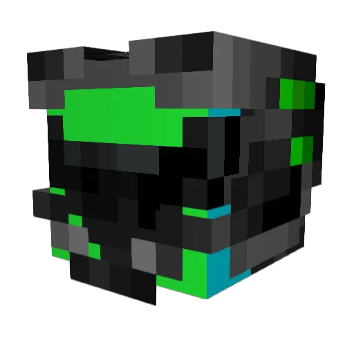 oldbrent Minecraft avatar head, 3D render