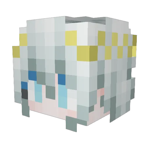 oldcatmeat Minecraft avatar head, 3D render