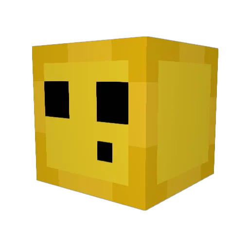 oldirty Minecraft avatar head, 3D render