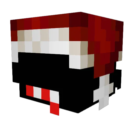 oldmace Minecraft avatar head, 3D render