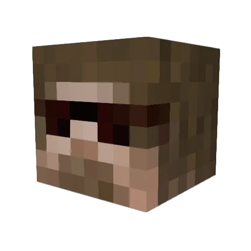 oldmanplaysmc Minecraft avatar head, 3D render