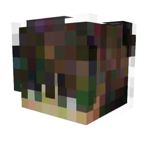 ole1000spielt Minecraft avatar head, 3D render