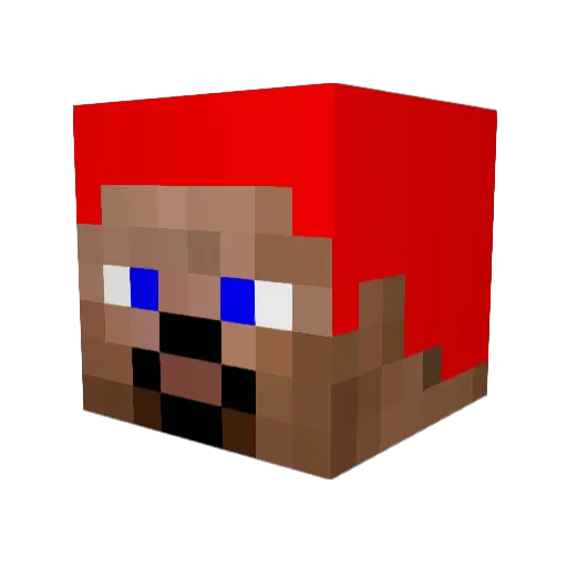 ole1012 Minecraft avatar head, 3D render