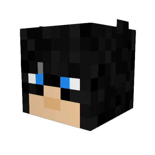 ole6 Minecraft avatar head, 3D render