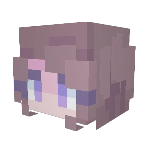 ole850 Minecraft avatar head, 3D render
