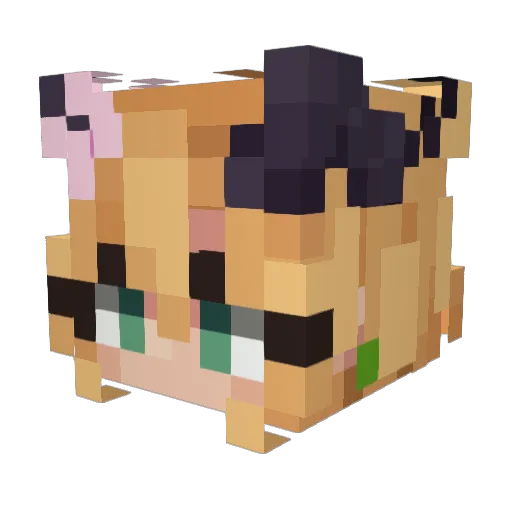 oleg333 Minecraft avatar head, 3D render