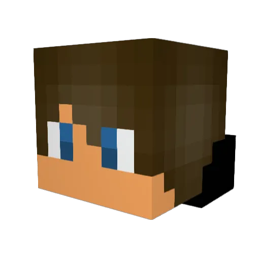 oleg_545 Minecraft avatar head, 3D render