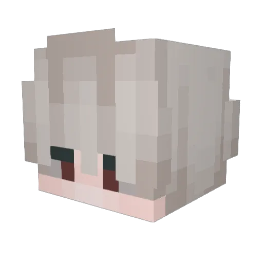 olegcezar Minecraft avatar head, 3D render