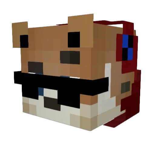 olejakob22 Minecraft avatar head, 3D render