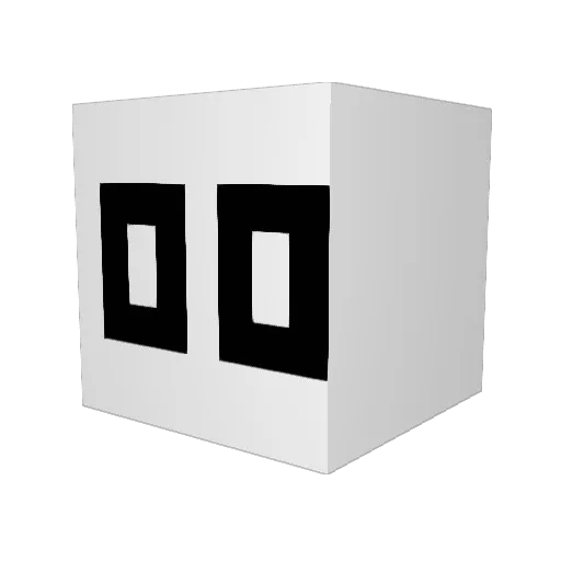 olek50 Minecraft avatar head, 3D render