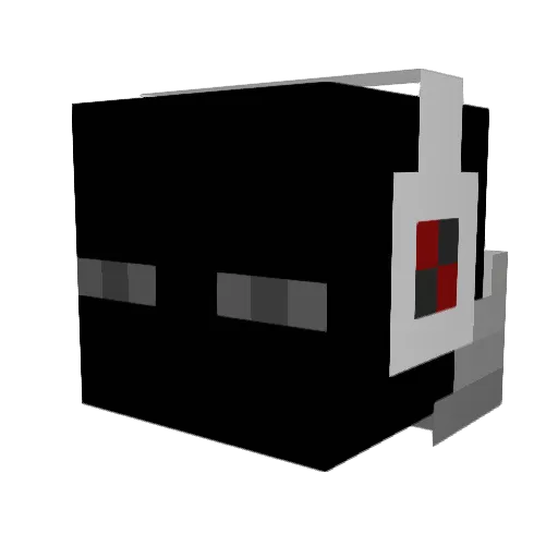 olekdombrovskyy Minecraft avatar head, 3D render