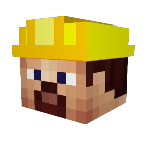 olem3266 Minecraft avatar head, 3D render