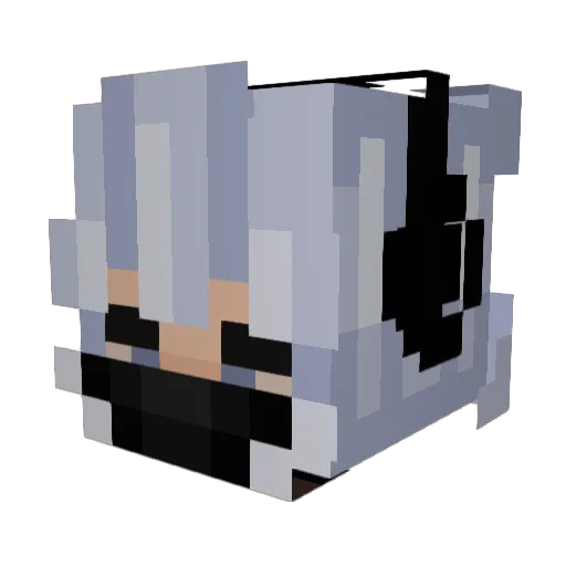 olezzhenka Minecraft avatar head, 3D render
