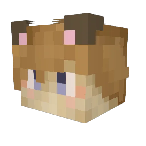 olfiftyprince Minecraft avatar head, 3D render