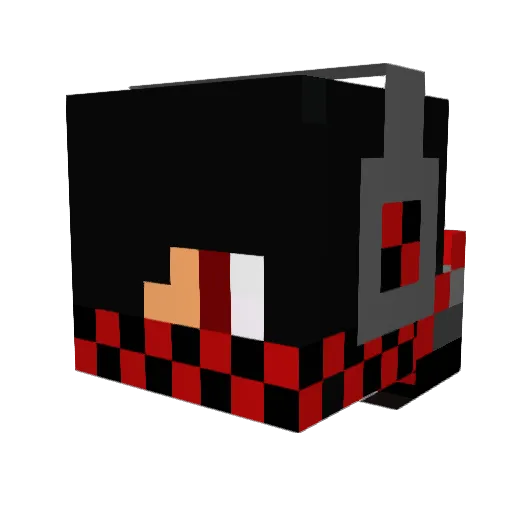 oli010 Minecraft avatar head, 3D render