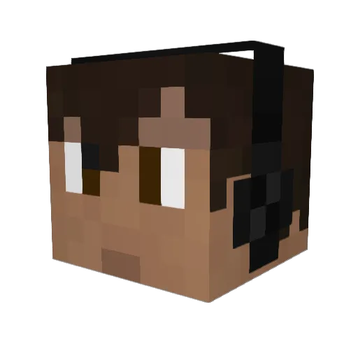oli811 Minecraft avatar head, 3D render