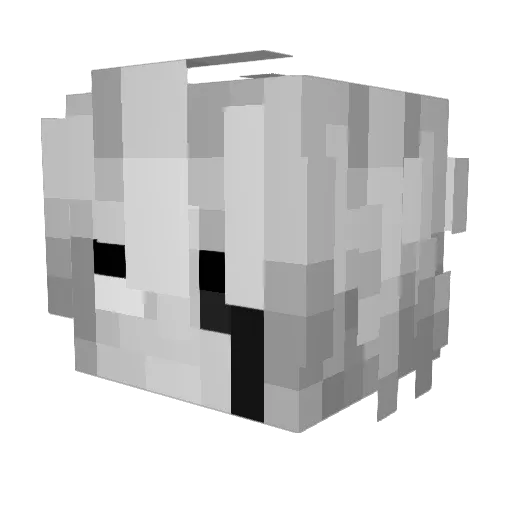 oli85 Minecraft avatar head, 3D render