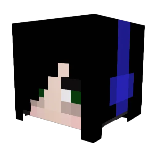 oliBoii_FTK Minecraft avatar head, 3D render