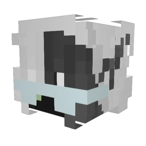 oliKKon Minecraft avatar head, 3D render