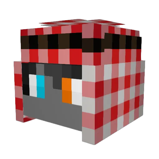 oliboli70 Minecraft avatar head, 3D render