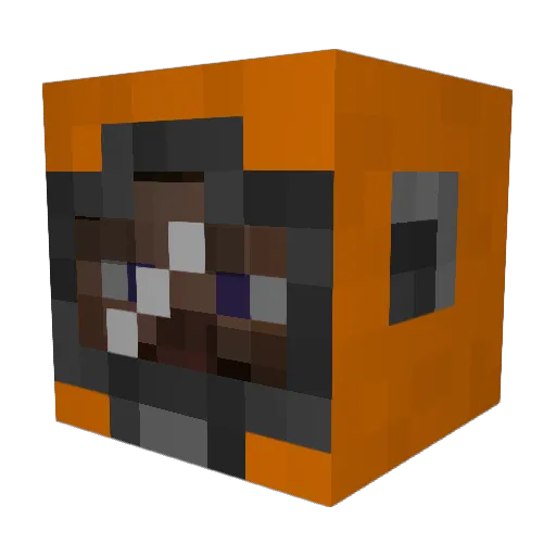 olidreki Minecraft avatar head, 3D render