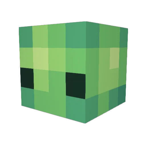 oliesxi Minecraft avatar head, 3D render