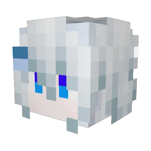 oligami00 Minecraft avatar head, 3D render