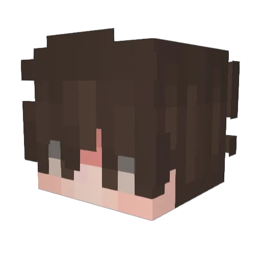olii777 Minecraft avatar head, 3D render