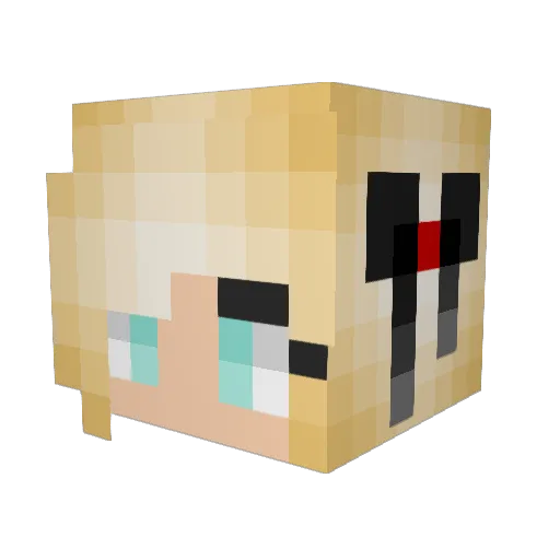 olimpik99 Minecraft avatar head, 3D render