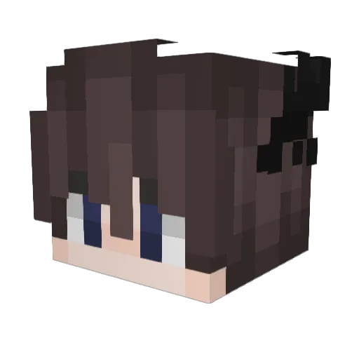 olinady Minecraft avatar head, 3D render