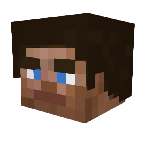 olip700 Minecraft avatar head, 3D render