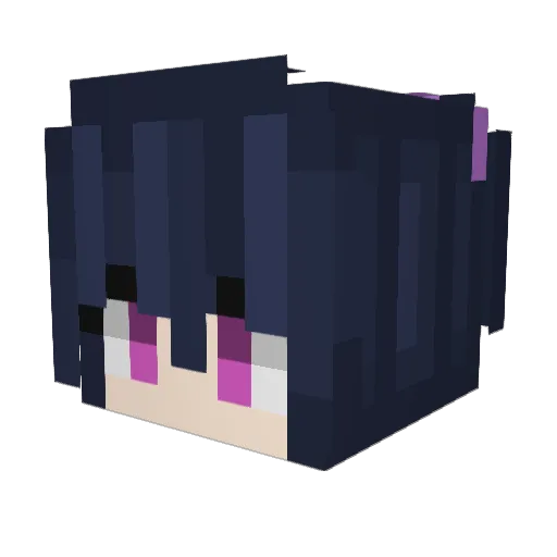 olirxxm Minecraft avatar head, 3D render