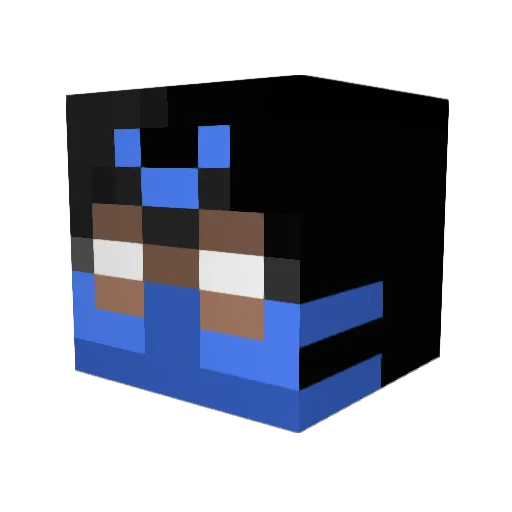 olisambro Minecraft avatar head, 3D render