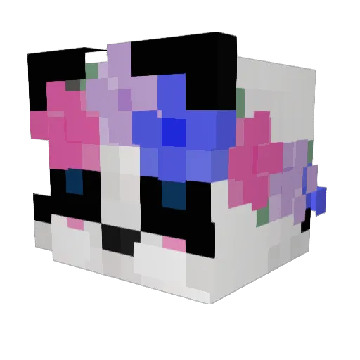 olive2132 Minecraft avatar head, 3D render