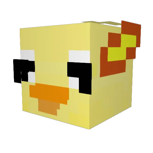 olivee266 Minecraft avatar head, 3D render