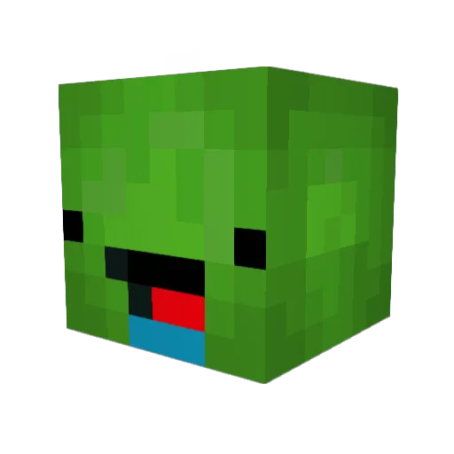 olivegardinh Minecraft avatar head, 3D render
