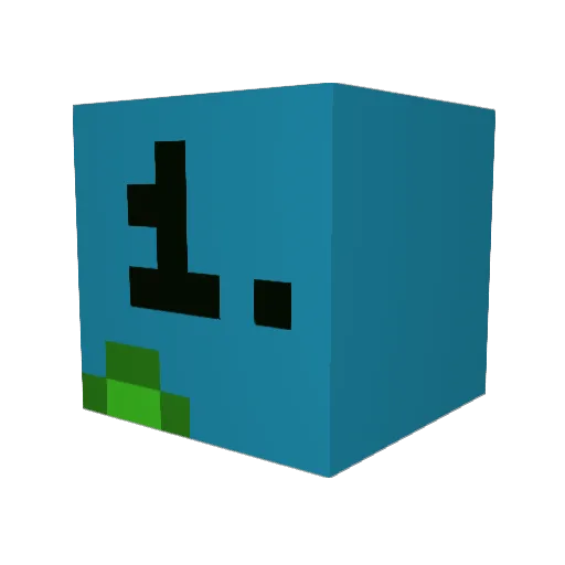 olivepop212535 Minecraft avatar head, 3D render