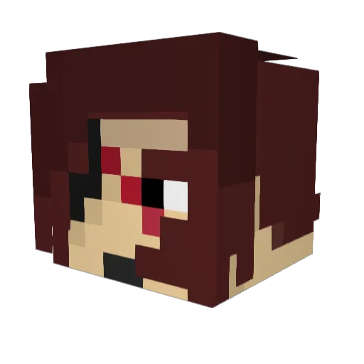 oliver0474 Minecraft avatar head, 3D render