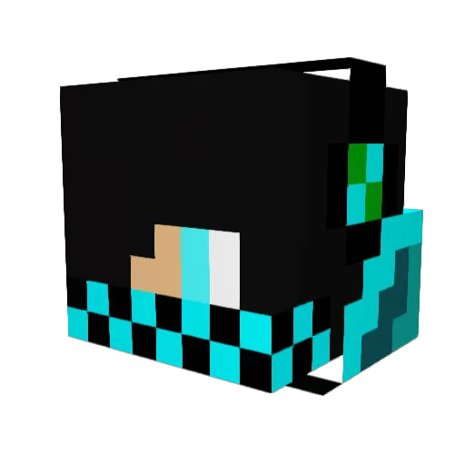 oliver58848 Minecraft avatar head, 3D render