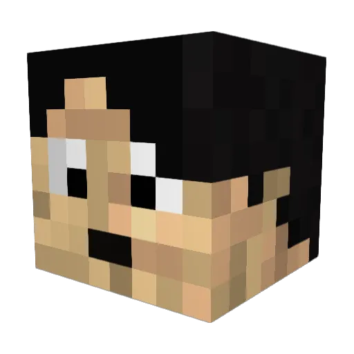 oliver_tank Minecraft avatar head, 3D render