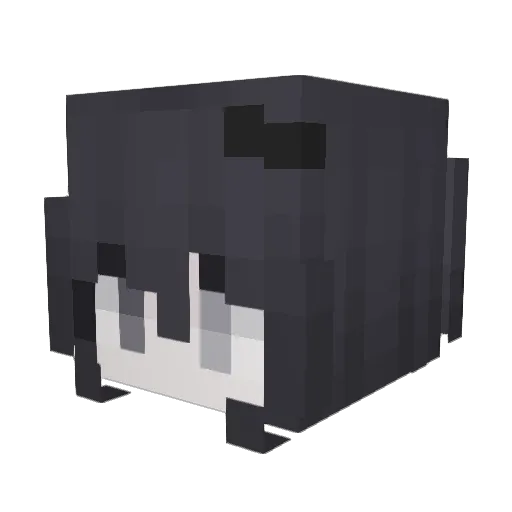 oliverevich Minecraft avatar head, 3D render