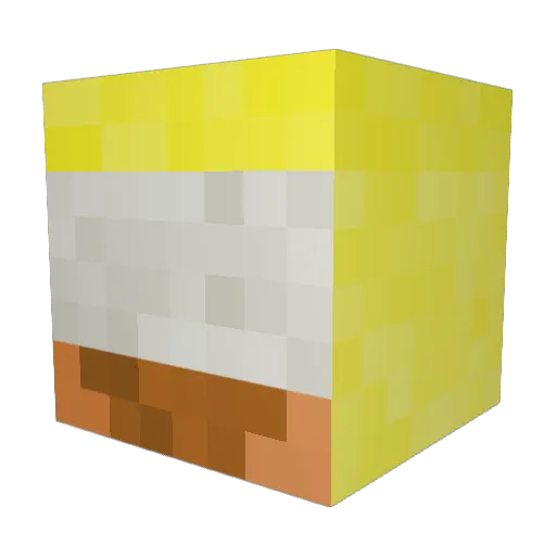 oliverfhsmart Minecraft avatar head, 3D render