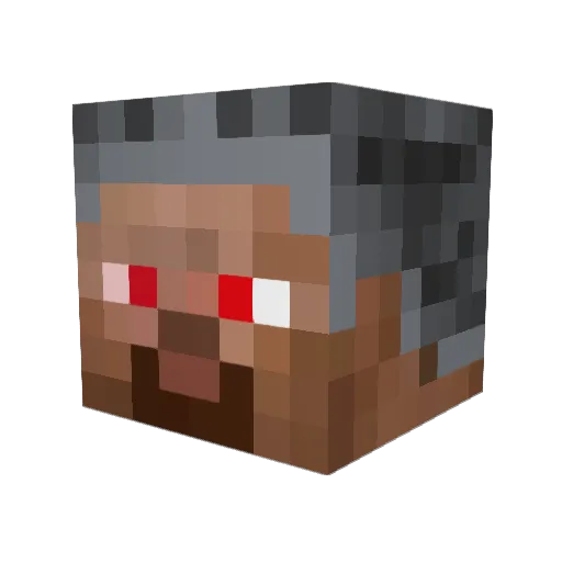 oliverjaeger Minecraft avatar head, 3D render