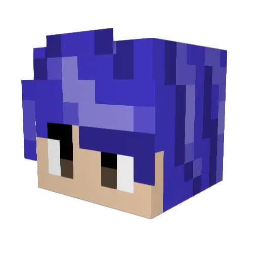 oliverjames82 Minecraft avatar head, 3D render