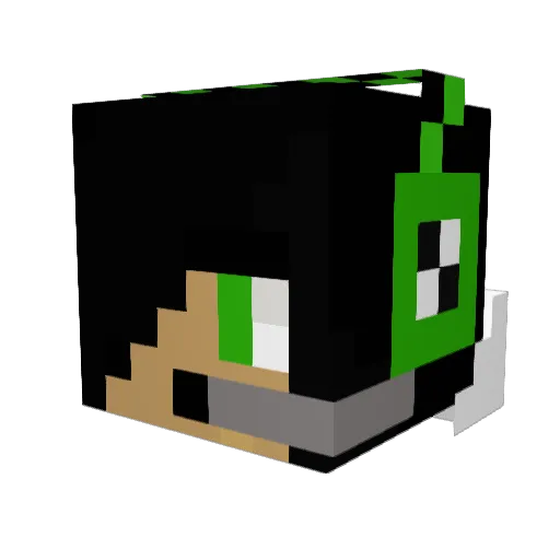 oliverkiel Minecraft avatar head, 3D render