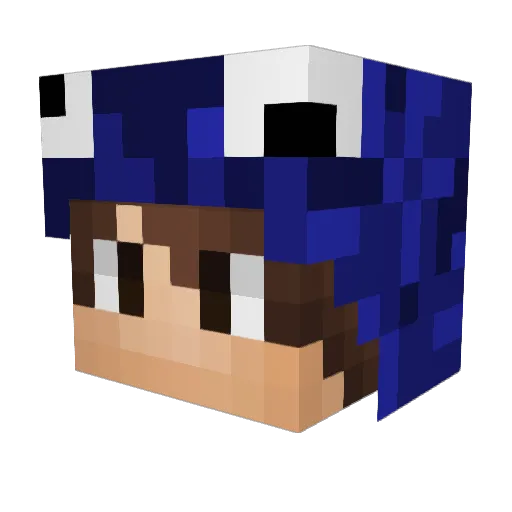 oliverocallaghan Minecraft avatar head, 3D render