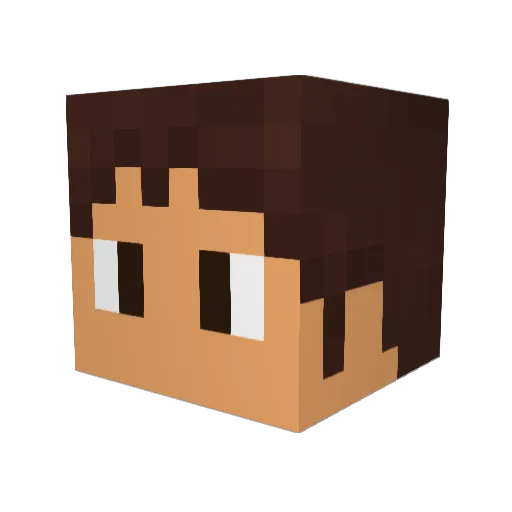 olivert2023 Minecraft avatar head, 3D render