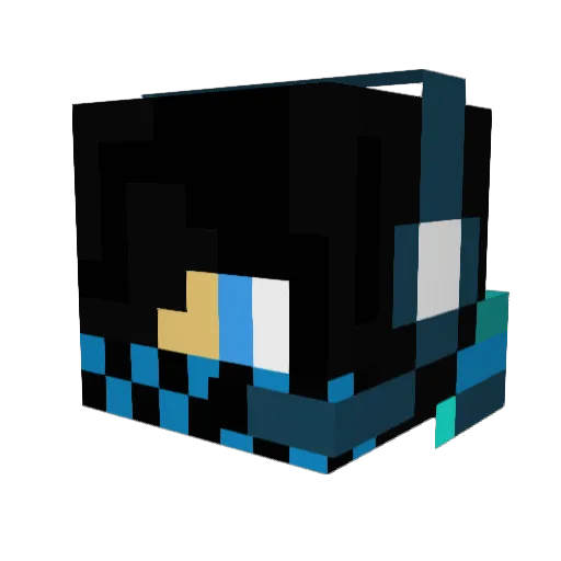 olivertymo Minecraft avatar head, 3D render