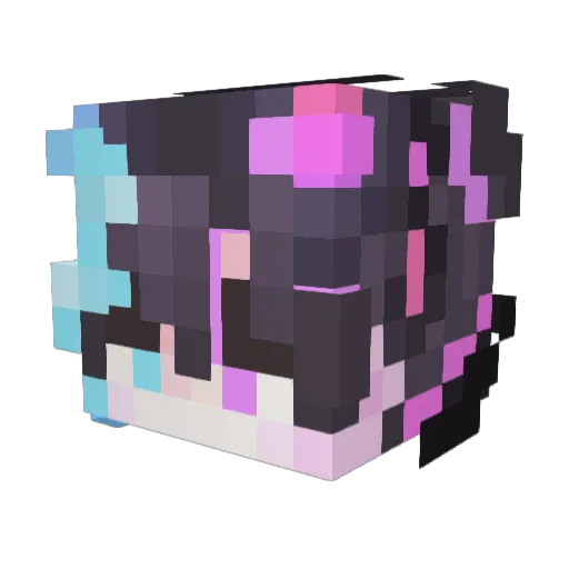 oliverwook Minecraft avatar head, 3D render